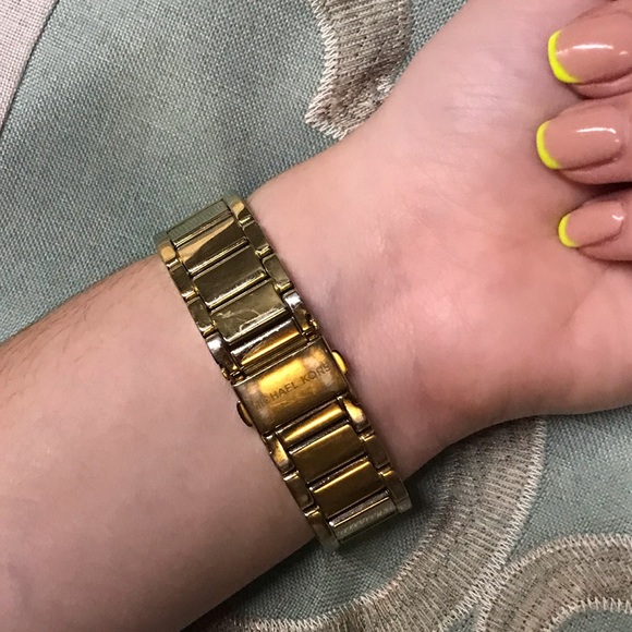 MIcheal Kors Sofie Pavé Gold Watch main image 6